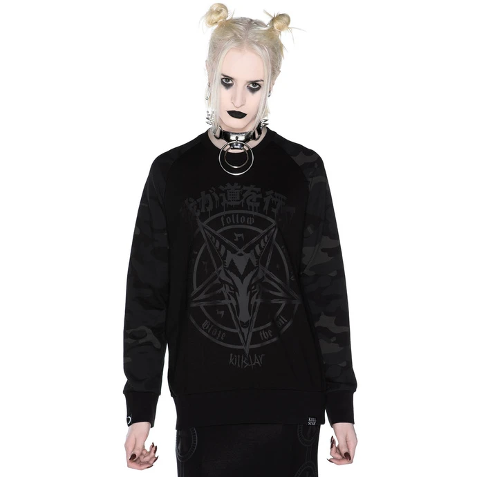 Unisex Sweatshirt KILLSTAR - Darkpaths Camo 5 Unisex Sweatshirt KILLSTAR - Darkpaths Camo - Image 3