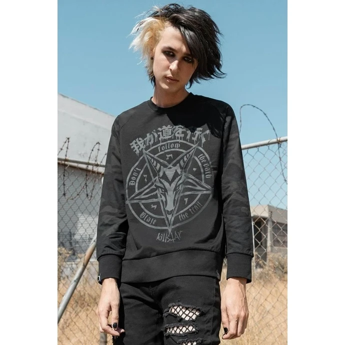 Unisex Sweatshirt KILLSTAR - Darkpaths Camo 7 Unisex Sweatshirt KILLSTAR - Darkpaths Camo - Image 5