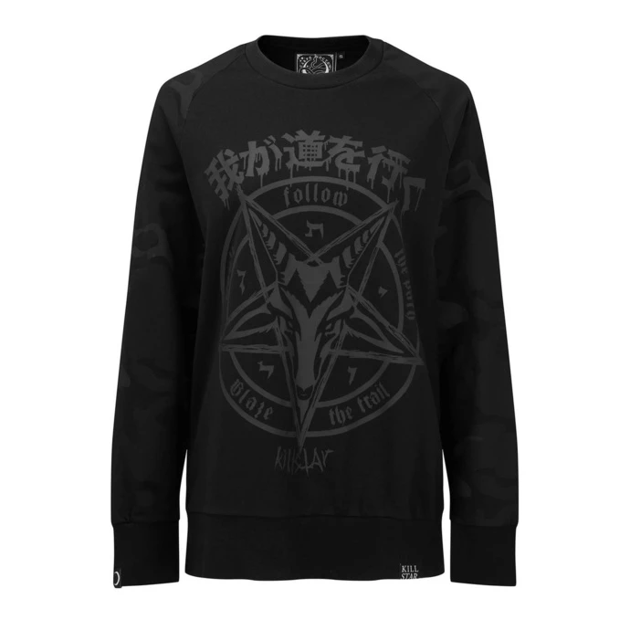 Unisex Sweatshirt KILLSTAR - Darkpaths Camo 8 Unisex Sweatshirt KILLSTAR - Darkpaths Camo - Image 6