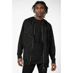 Sweatshirt Unisex KILLSTAR - Deadlock - Black -Fashionable street clothing deadlock zip hoodie m d002