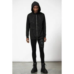 Sweatshirt Unisex KILLSTAR - Deadlock - Black -Fashionable street clothing deadlock zip hoodie m d003