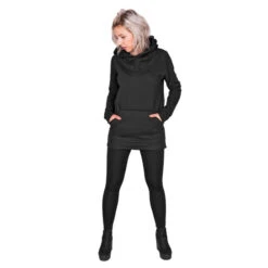 Hoodie Unisex - BLACK KANGAROO - AMENOMEN -Fashionable street clothing desire027 12