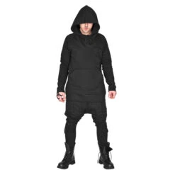 Hoodie Unisex - BLACK KANGAROO - AMENOMEN