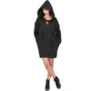 Hoodie Women's - BLACK - AMENOMEN