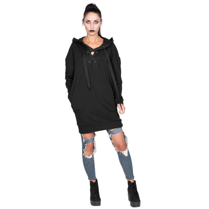 Hoodie Women's - BLACK - AMENOMEN 4 Hoodie Women's - BLACK - AMENOMEN - Image 2