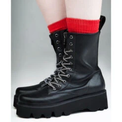 Wedge Boots Unisex - DISTURBIA 12 Wedge Boots Unisex - DISTURBIA -Fashionable street clothing dis2 005 p
