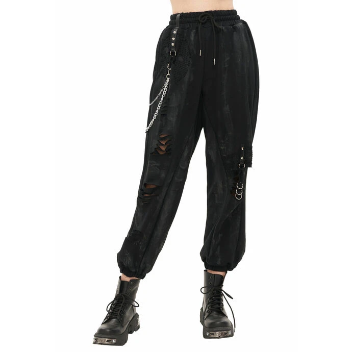 Women's Trousers DEVIL FASHION - Trouble In Paradise - Distressed Punk Cargo 3 Women's Trousers DEVIL FASHION - Trouble In Paradise - Distressed Punk Cargo