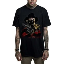 Men's T-shirt MAFIOSO - ELM ST. - BLK