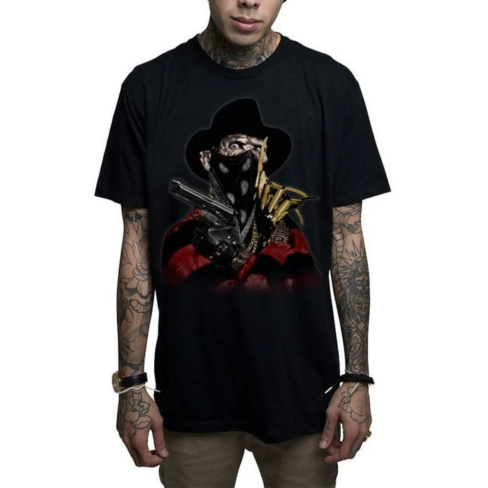 Men's T-shirt MAFIOSO - ELM ST. - BLK 3 Men's T-shirt MAFIOSO - ELM ST. - BLK