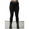 Women's Trousers (leggings) KILLSTAR - Prime Time - Black -Fashionable street clothing emr4jhlx
