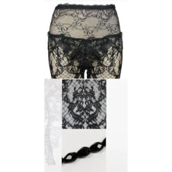 Women's Trousers DEVIL FASHION - Pagan Festivity Gothic Fishnet Bell-Bottom -Fashionable street clothing ept004 11ss