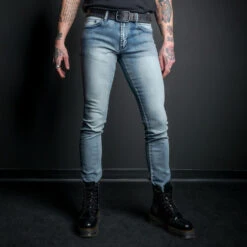 Men's Trousers (jeans) WORNSTAR - Rampager - Classic Blue -Fashionable street clothing essentials collection rampager pants classic blue 00000000000052