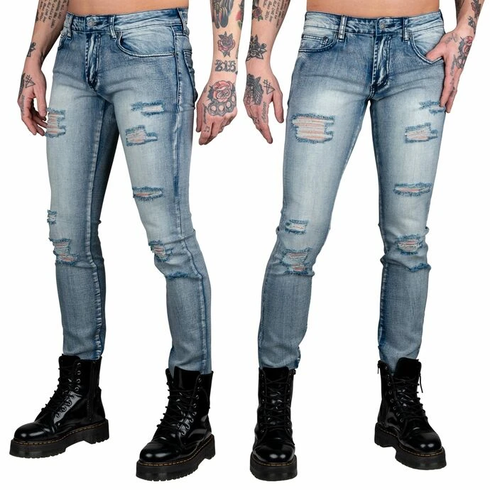 Men's Trousers (jeans) WORNSTAR - Rampager Shredded - Classic Blue 4 Men's Trousers (jeans) WORNSTAR - Rampager Shredded - Classic Blue - Image 2
