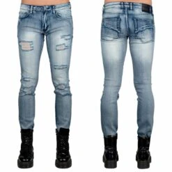 Men's Trousers (jeans) WORNSTAR - Rampager Shredded - Classic Blue 12 Men's Trousers (jeans) WORNSTAR - Rampager Shredded - Classic Blue -Fashionable street clothing essentials collection rampager shredded pants classic blue 00000000003651