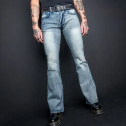 Men's Trousers (jeans) WORNSTAR - Star Chaser - Classic Blue -Fashionable street clothing essentials collection starchaser pants classic blue 00000000183650