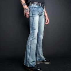 Men's Trousers (jeans) WORNSTAR - Star Chaser - Classic Blue -Fashionable street clothing essentials collection starchaser pants classic blue 00000000183651