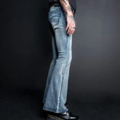 Men's Trousers (jeans) WORNSTAR - Star Chaser - Classic Blue -Fashionable street clothing essentials collection starchaser pants classic blue 00000000183652