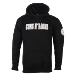 Hoodie Men's Guns N' Roses - Logo & Bullet Circle - ROCK OFF