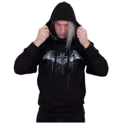 Men's Sweatshirt SPIRAL - Batman - NOCTURNAL - Black 7 Men's Sweatshirt SPIRAL - Batman - NOCTURNAL - Black -Fashionable street clothing g409m4517du