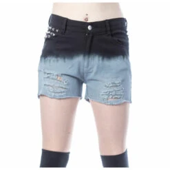 Women's Shorts VIXXSIN - GAIA - BLACK/GREY