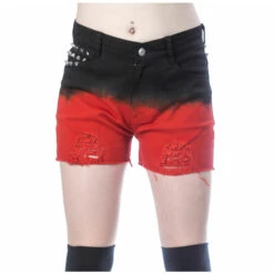 Women's Shorts VIXXSIN - GAIA - BLACK/RED