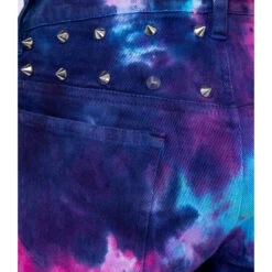 Women's Shorts Vixxsin - GAIA - BLUE/PINK TIE DYE -Fashionable street clothing gaia shorts ladies blue pink tie dye vixxsin 6