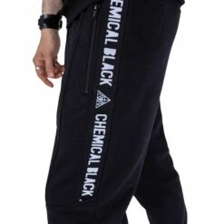 Men's Trousers CHEMICAL BLACK - GALEN JOGGERS - BLACK -Fashionable street clothing galen joggers black chemical black 3