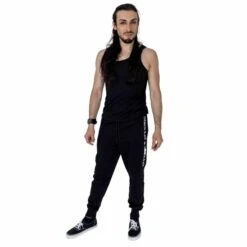 Men's Trousers CHEMICAL BLACK - GALEN JOGGERS - BLACK -Fashionable street clothing galen joggers black chemical black 5
