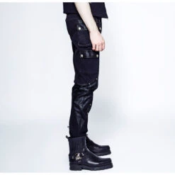 Pants Men's PUNK RAVE - Militarist 9 Pants Men's PUNK RAVE - Militarist -Fashionable street clothing gghghf0304