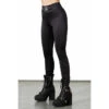 Women's Trousers (leggings) KILLSTAR - Hardcore - Black -Fashionable street clothing hardcore leggings w b000