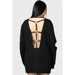 Women's Sweatshirt KILLSTAR - Heim Seeker - Black 7 Women's Sweatshirt KILLSTAR - Heim Seeker - Black -Fashionable street clothing heim seeker sweatshirt 002