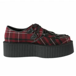 Women's Shoes KILLSTAR - Hexellent Creepers - Blood Tartan 13 Women's Shoes KILLSTAR - Hexellent Creepers - Blood Tartan -Fashionable street clothing hexellent creepers blood tartan005