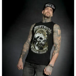 Men's Top HYRAW - DESTROY 7 Men's Top HYRAW - DESTROY -Fashionable street clothing hyraw debardeur noir homme destroy 4