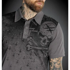 Men's T-shirt HYRAW - POLOGRAVE -Fashionable street clothing hyraw polo grave 3