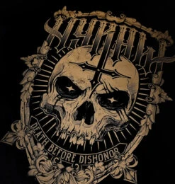 Men's T-shirt HYRAW - DISHONOR - Graphic BLACK -Fashionable street clothing hyraw t shirt homme dishonor black 4