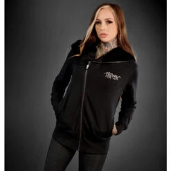 Women's Hoodie HYRAW - DUALITY 8 Women's Hoodie HYRAW - DUALITY -Fashionable street clothing hyraw veste zippee femme zip duality 2