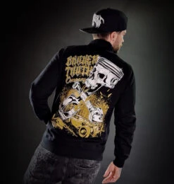 Men's Sweatshirt HYRAW - MAO MOTOR -Fashionable street clothing hyraw zip mao motor 4