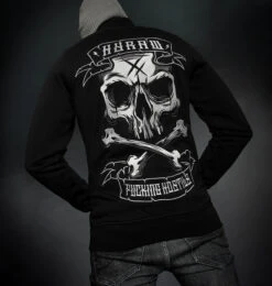 Men's Hoodie HYRAW - ADDICT - GREY 10 Men's Hoodie HYRAW - ADDICT - GREY -Fashionable street clothing hyraw zipper jacket homme addict grey 3