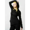Women's Sweatshirt KILLSTAR - Infernia - Black -Fashionable street clothing infernia hooded top b x1600