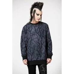 Sweatshirt Unisex KILLSTAR - Into The Woods - Black -Fashionable street clothing into the woods sweatshirt 753ckoo