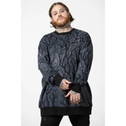 Sweatshirt Unisex KILLSTAR - Into The Woods - Black -Fashionable street clothing into the woods sweatshirt 755ckoo