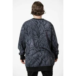 Sweatshirt Unisex KILLSTAR - Into The Woods - Black -Fashionable street clothing into the woods sweatshirt 756ckoo