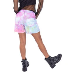 Women's Shorts VIXXSIN - IRIS - PASTEL TIE DYE -Fashionable street clothing iris shorts ladies pastel tie dye vixxsin 5