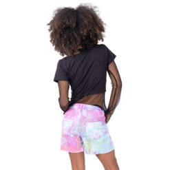 Women's Shorts VIXXSIN - IRIS - PASTEL TIE DYE -Fashionable street clothing iris shorts ladies pastel tie dye vixxsin 6