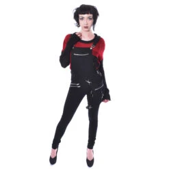 Women's Dungarees VIXXSIN - ISABELLA DUNGAREES - BLACK