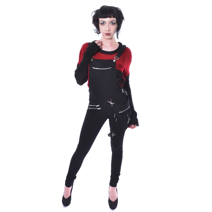 Women's Dungarees VIXXSIN - ISABELLA DUNGAREES - BLACK 3 Women's Dungarees VIXXSIN - ISABELLA DUNGAREES - BLACK