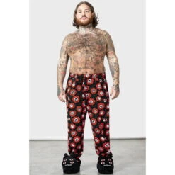 Trousers Unisex (sweatpants) KILLSTAR - Kinda Gloomy Lounge - Black -Fashionable street clothing kinda gloomy lounge pants 004