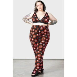 Trousers Unisex (sweatpants) KILLSTAR - Kinda Gloomy Lounge - Black -Fashionable street clothing kinda gloomy lounge pants 005