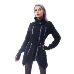 Women's Jumper POIZEN INDUSTRIES - KORZANA - BLACK