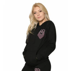 Women's Hoodie METAL MULISHA - LONELY HEART -Fashionable street clothing ldynulp11